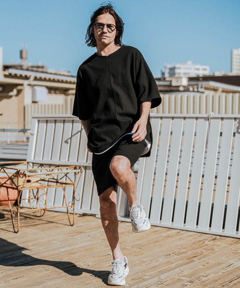 CAMBIO(カンビオ)】Tricot Waffle Short Pants ショートパンツ