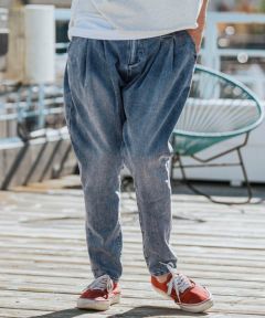 CAMBIO(カンビオ)】Stretch Denim Sarrouel Pants ストレッチ