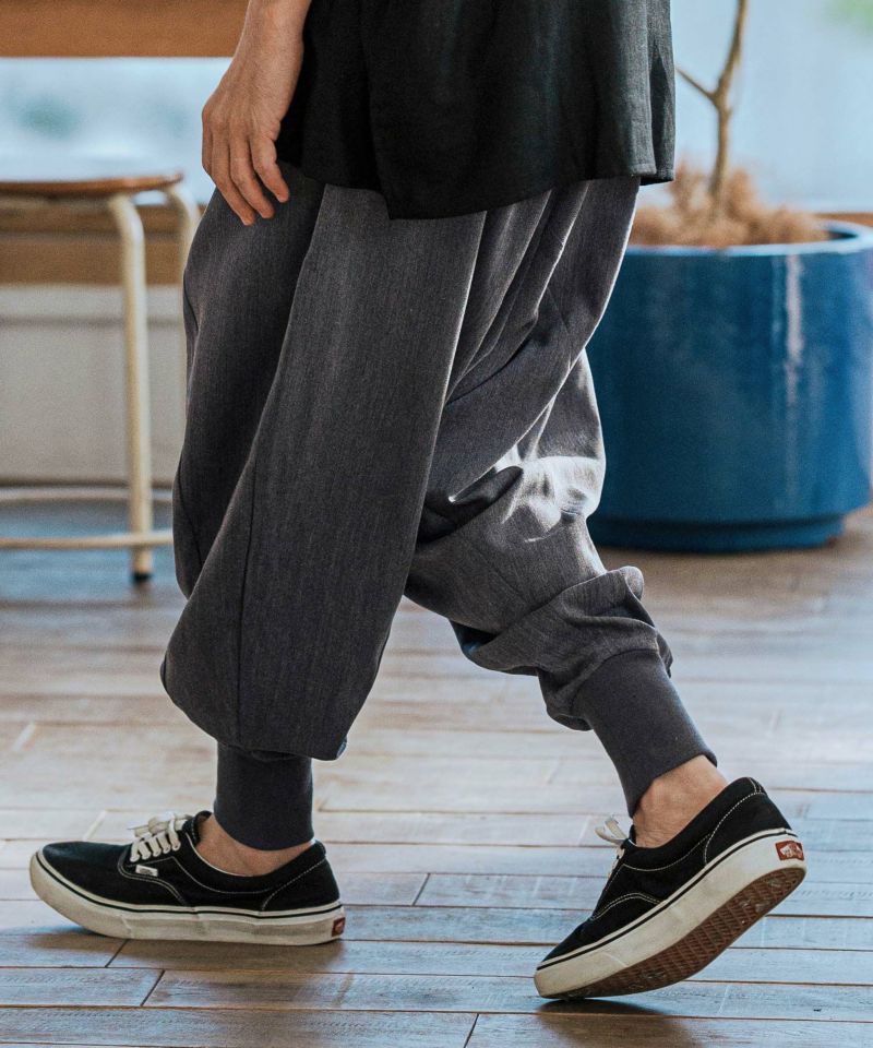 CAMBIO(カンビオ)】Slacks Fabric Sarrouel Pants サルエル