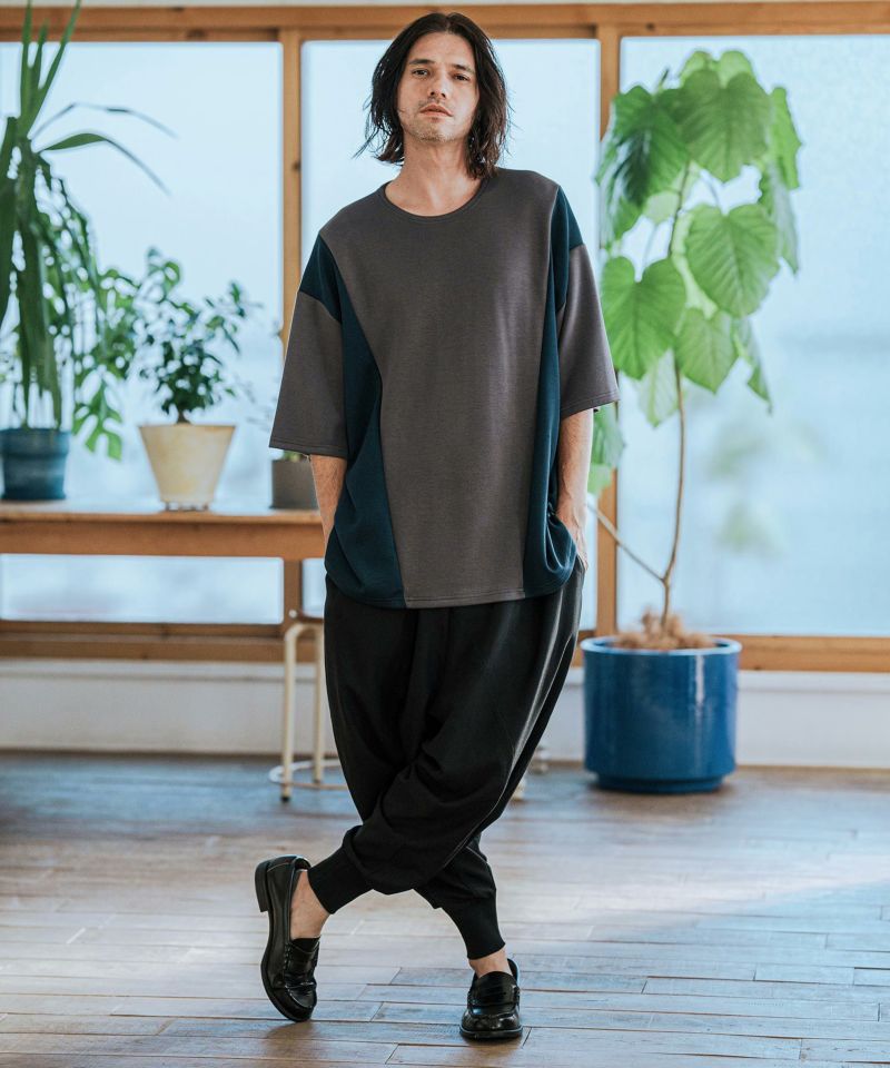 CAMBIO(カンビオ)】Slacks Fabric Sarrouel Pants サルエル
