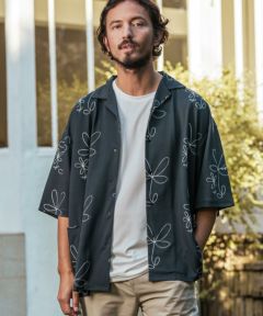 コール&レスポンス　カンビオ　ギター　トガル　アロハ　ボーリングシャツ 000000000764-01.jpg?v=