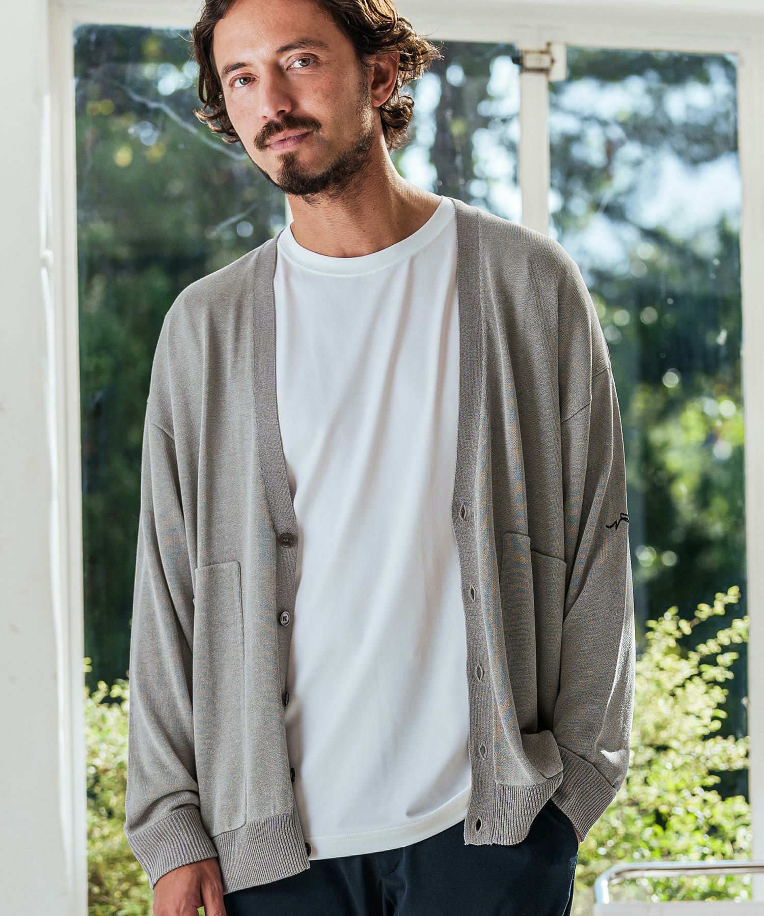 CALL&RESPONSE(コールアンドレスポンス)】サマーニット-配色 長袖