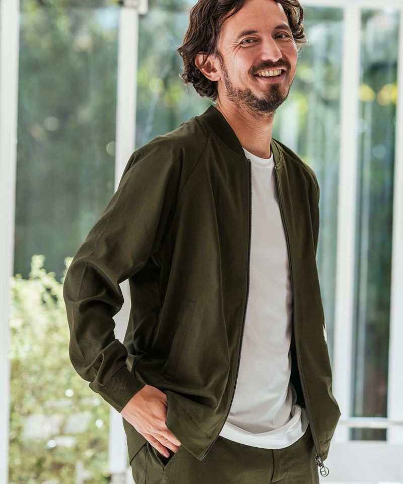 【コールアンドレスポンス】MA-1ブルゾン-麻ライク(251-1103-08) CALL&RESPONSE(コールアンドレスポンス)】MA-1ブルゾン-麻ライク(251