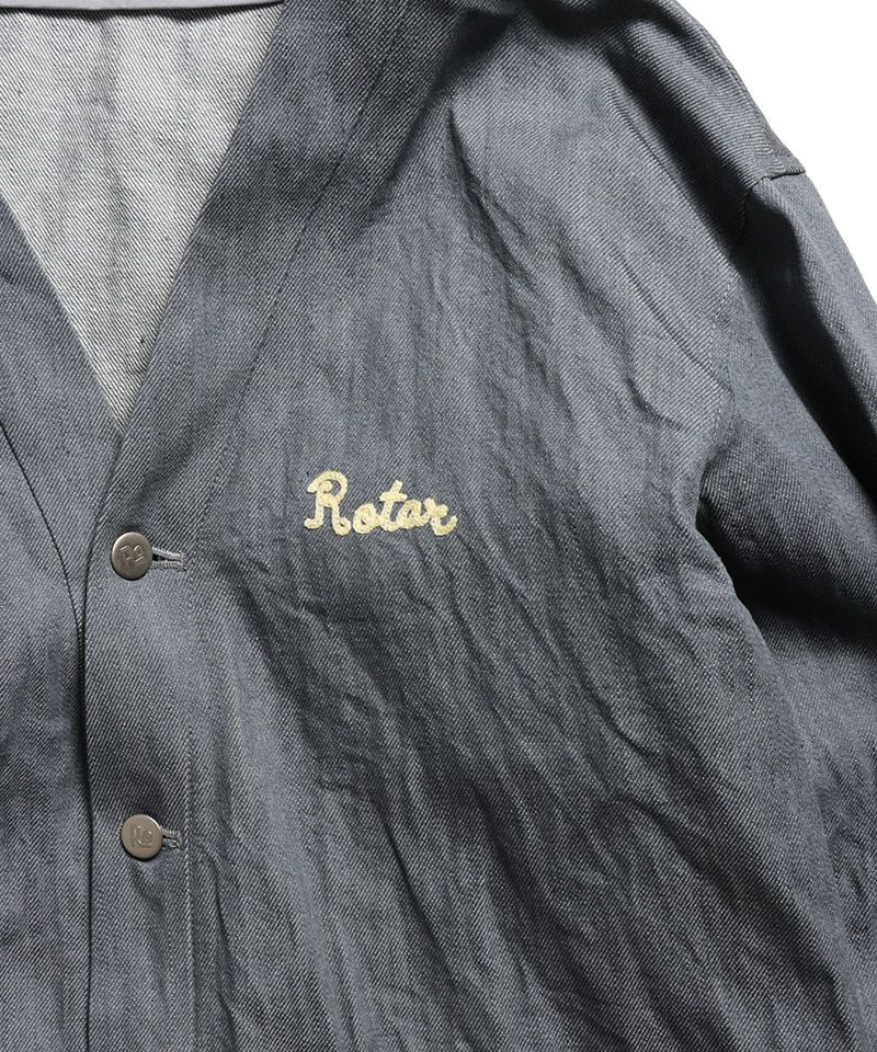 ROTAR(ローター)】11oz Denim Cardigan デニムカーディガン(rt2512002