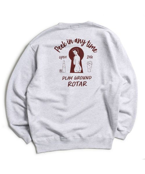 【ROTAR(ローター)】Peek in any time SWEAT スウェット(rt2517201)