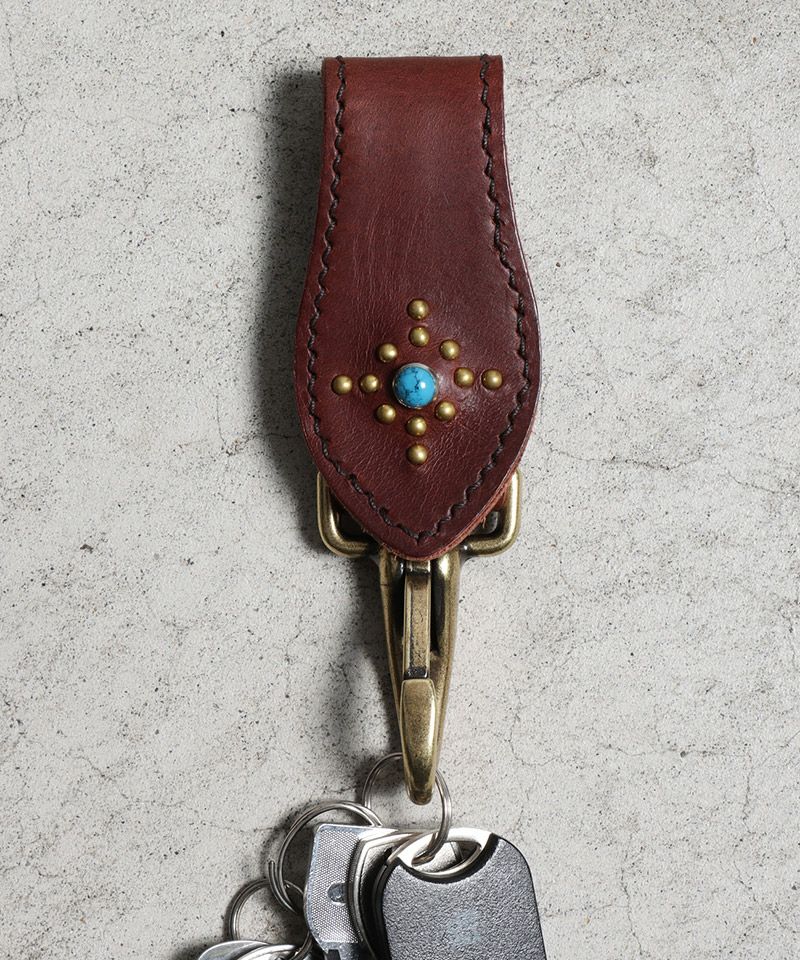 ROTAR(ローター)】Liscio leather Studs Key Holder