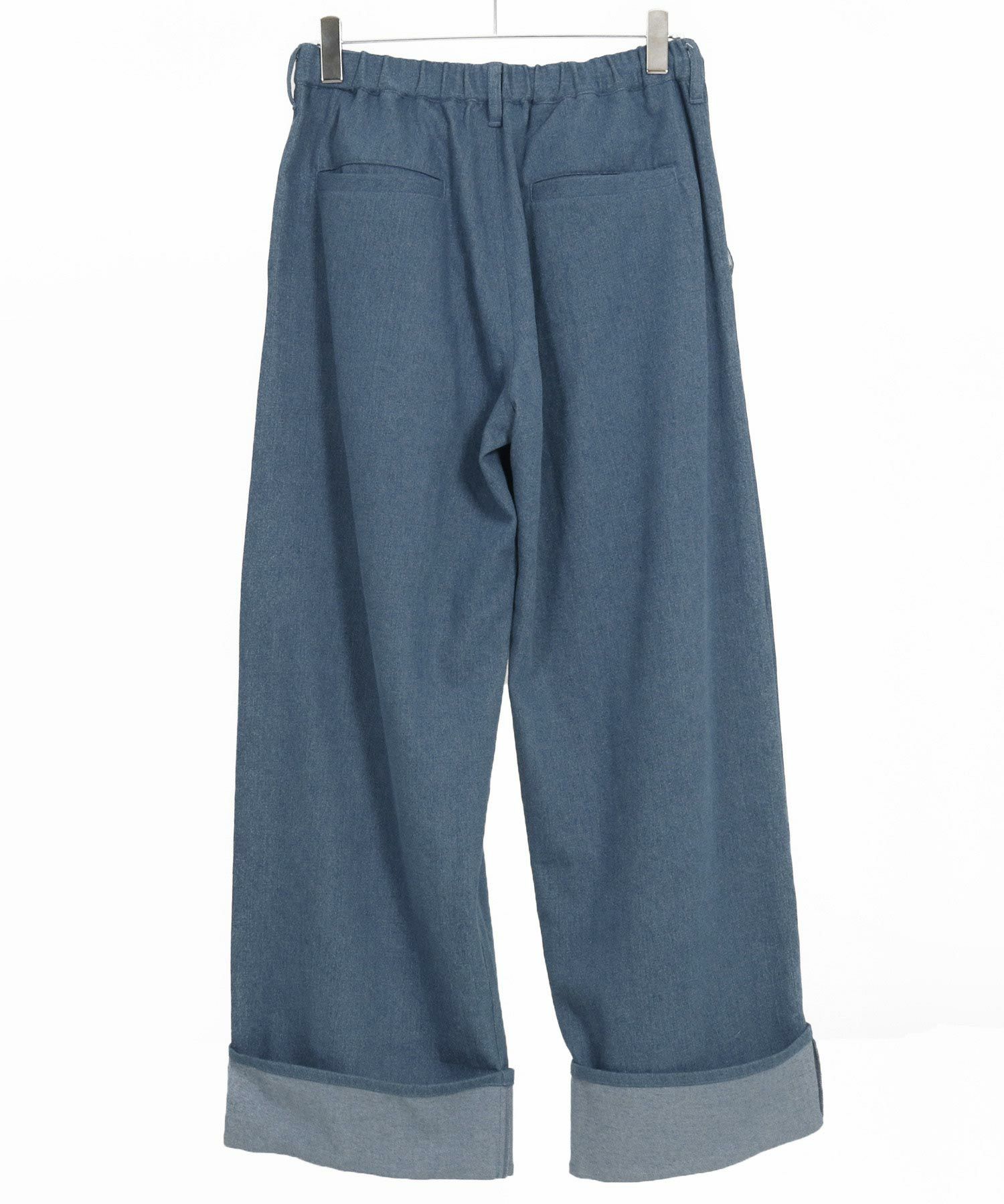 Jih Nunc(ジーヌンク)】10ozロールアップワイドデニムパンツ(JIH-R1080