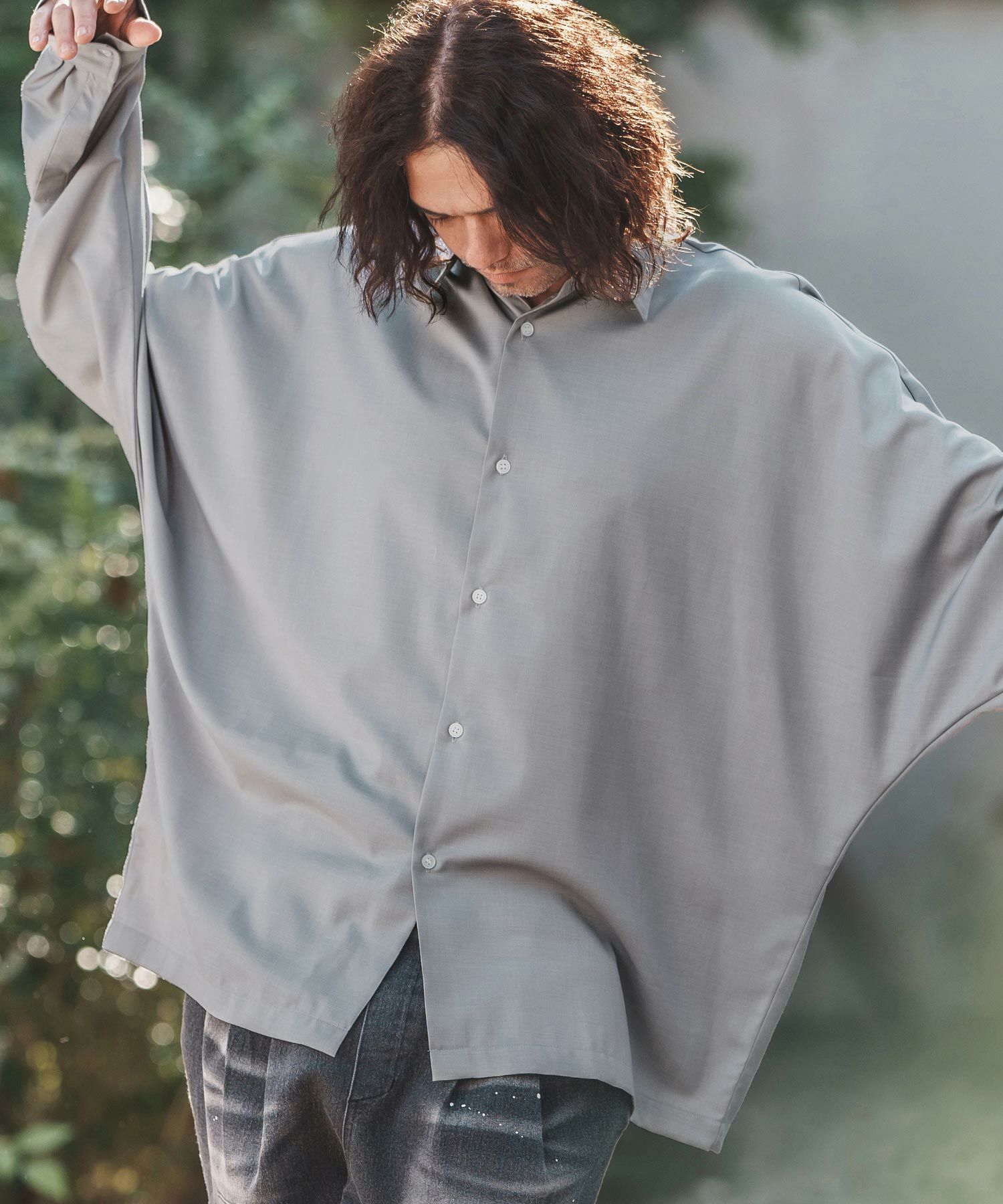 CAMBIO(カンビオ)】ルーズシルエットTRドルマンスリーブシャツ(CMB