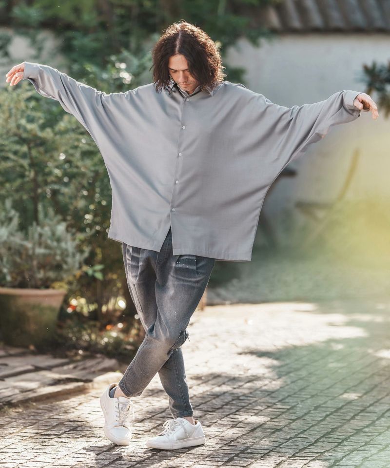 CAMBIO(カンビオ)】ルーズシルエットTRドルマンスリーブシャツ(CMB