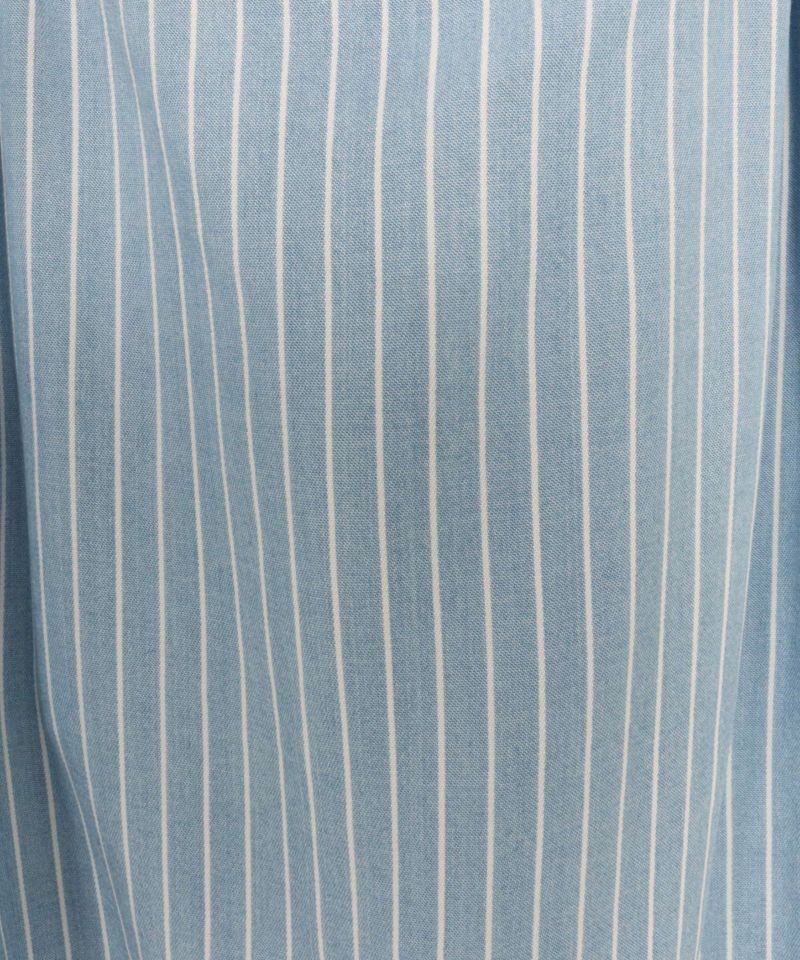 CAMBIO(カンビオ)】Silky Stripe Denim Balloon Pants バルーン