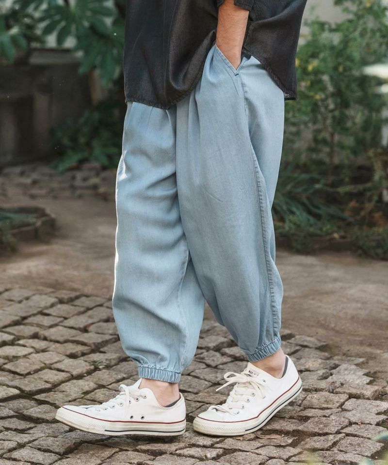 30%OFF【CAMBIO(カンビオ)】Indigo Relax Balloon Silhouette