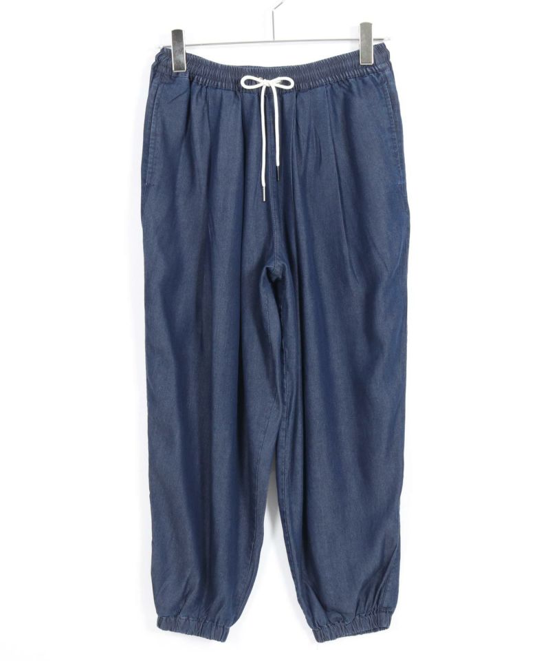 CAMBIO(カンビオ)】Silky Denim Balloon Pants デニムバルーン