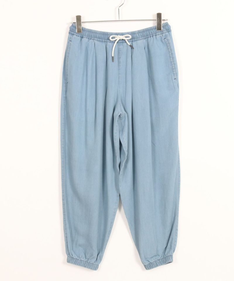 CAMBIO(カンビオ)】Silky Denim Balloon Pants デニムバルーン