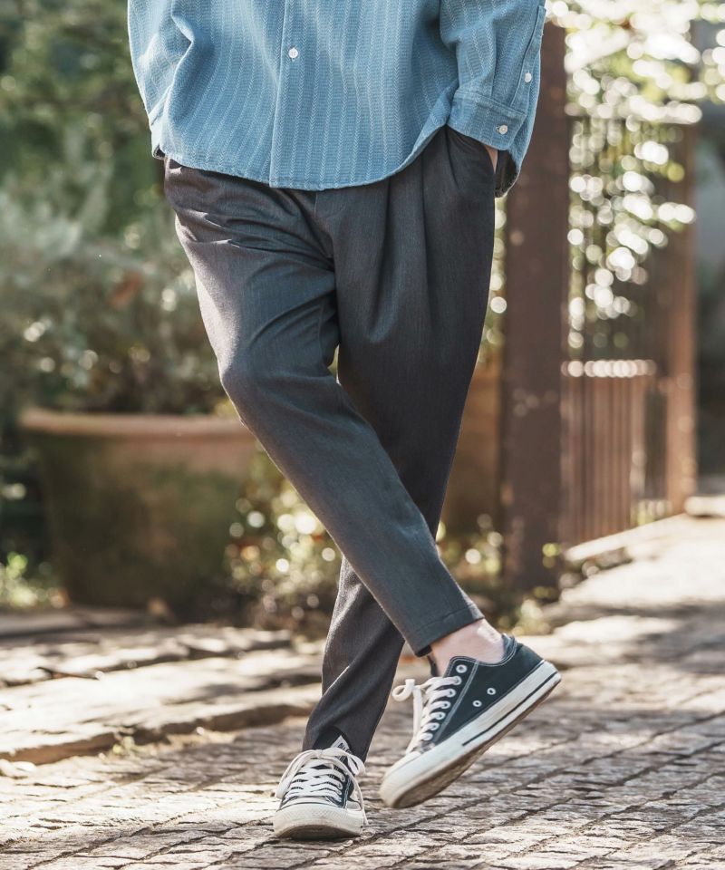 CAMBIO(カンビオ)】Denim Like Drape Sarrouel Pants サルエル