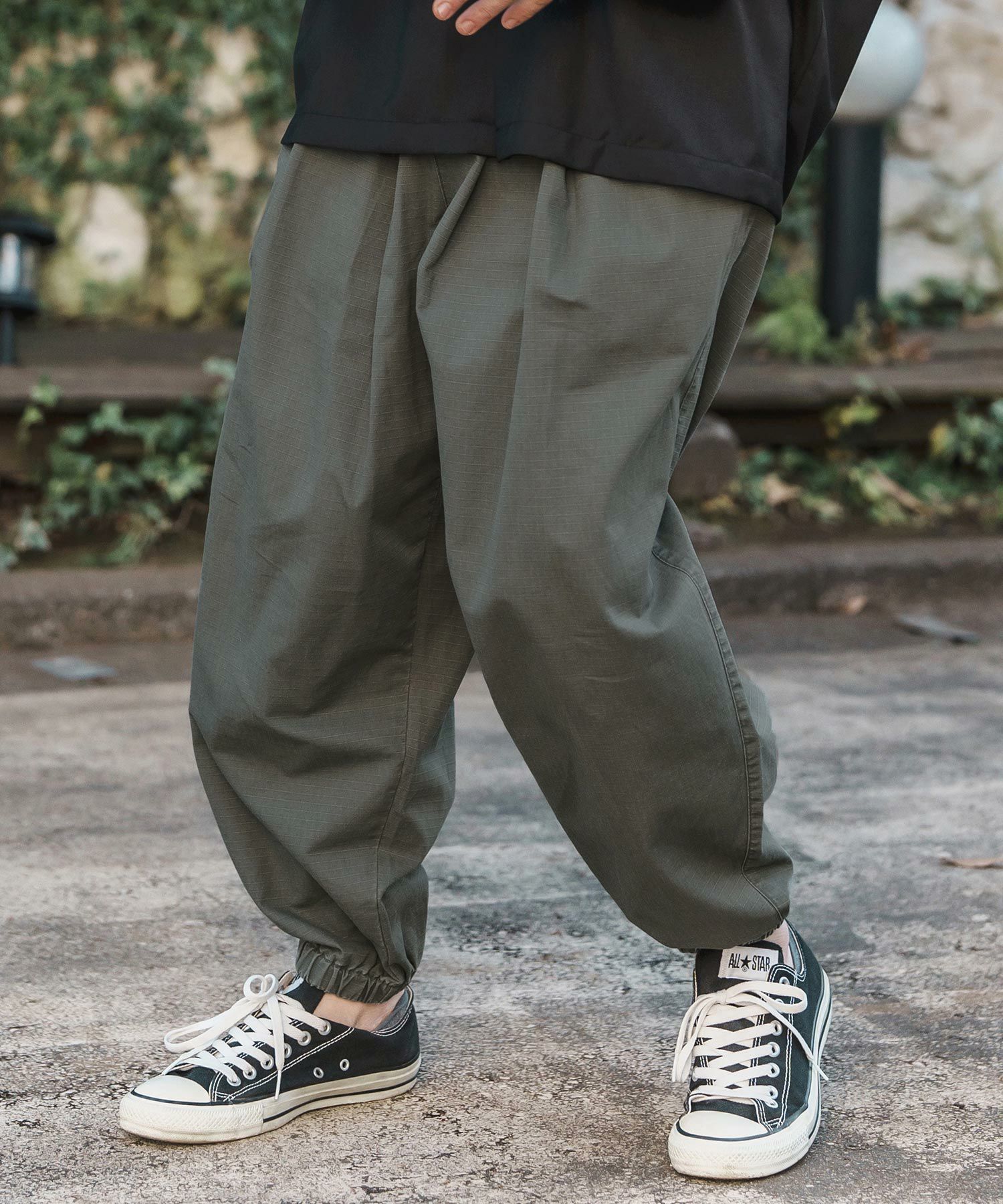 CAMBIO(カンビオ)】Bio Wash Ripstop Balloon Pants バルーンパンツ