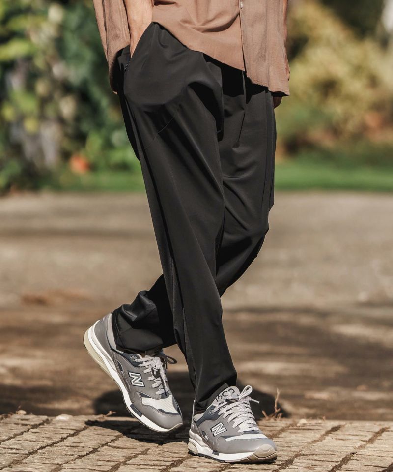 CAMBIO(カンビオ)】Stretch Nylon Balloon Silhouette Easy Pants