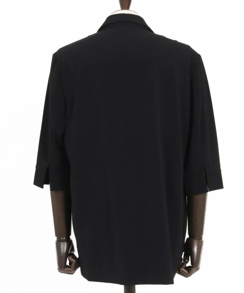 Eme様 CAMBIO(カンビオ)】Ripple Cut sew 3-4 Sleeve Jacket 半端袖