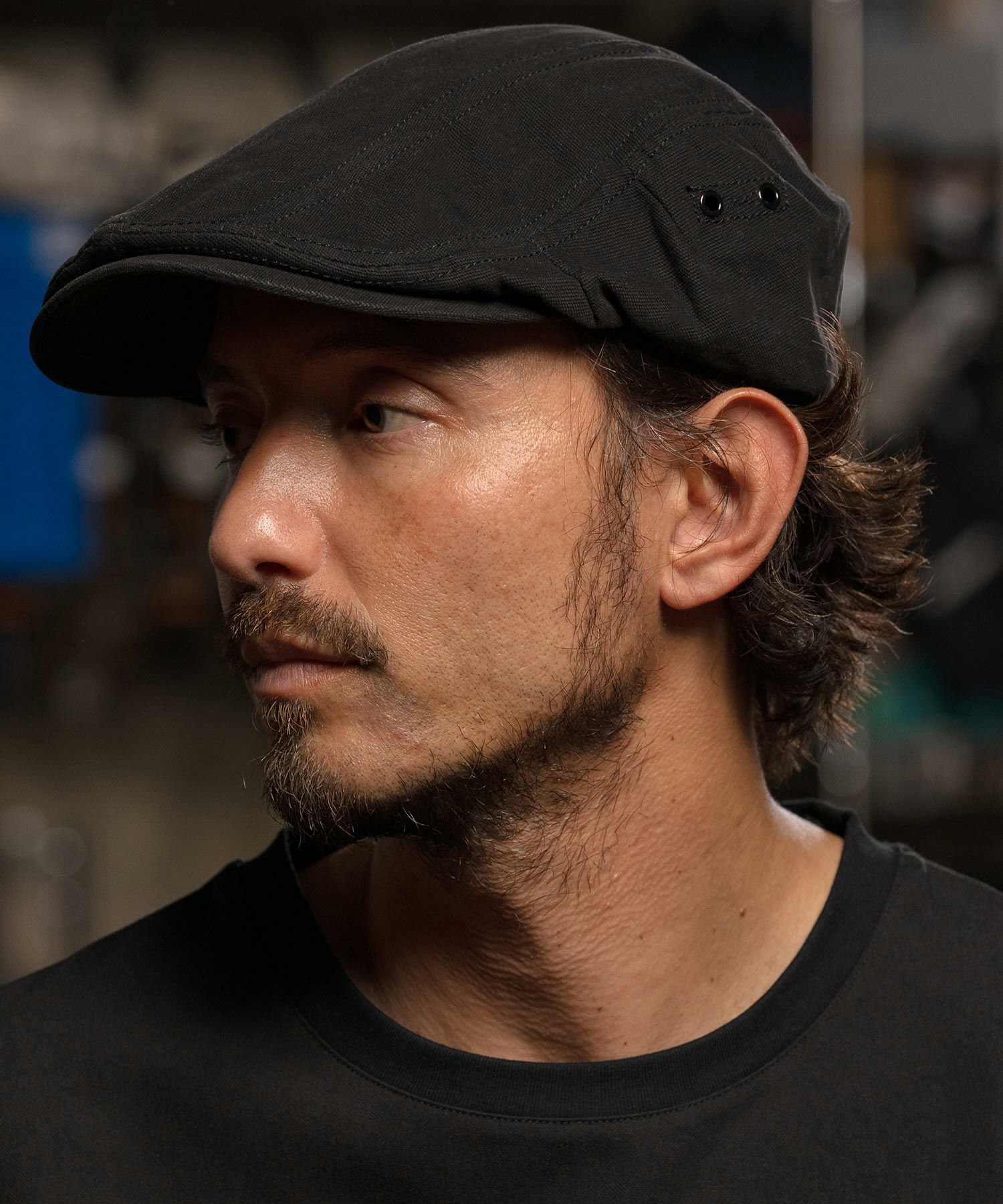 CAMBIO(カンビオ)】Powder Touch Garment Wash Hunting Cap ハンチング