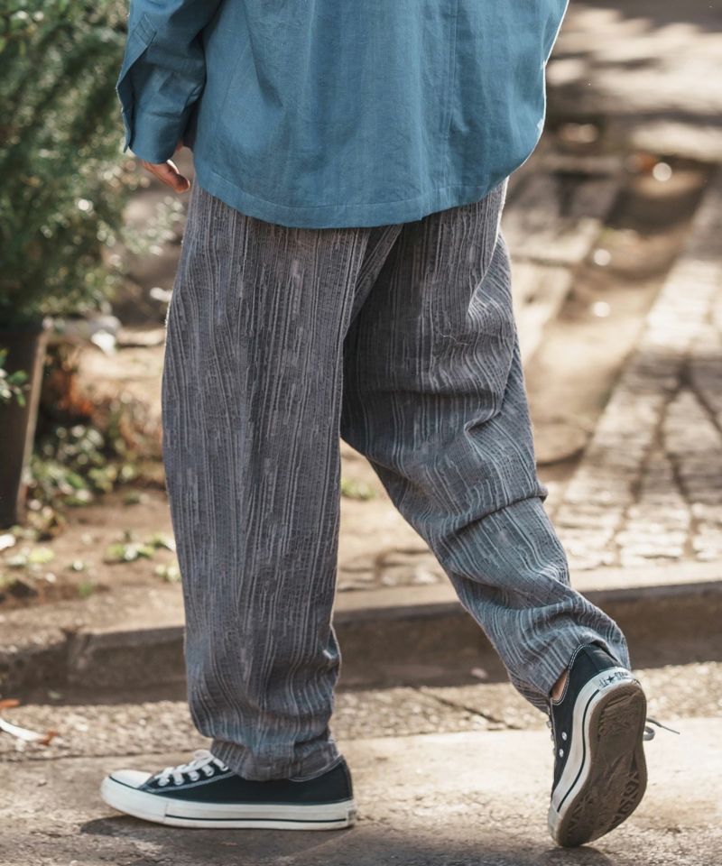 CAMBIO(カンビオ)】Cotton Linen Tie dye Balloon Pants バルーン