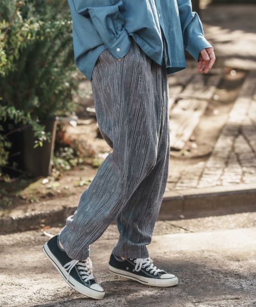 【CAMBIO(カンビオ)】Cotton Linen Tie dye Balloon Pants バルーンパンツ(CAM25SS-019)