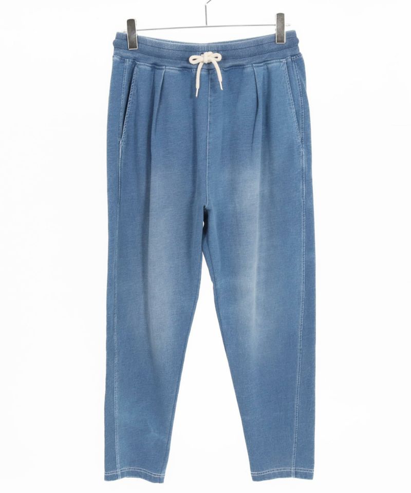 CAMBIO(カンビオ)】Indigo Sweat Tuck Pants スウェットタック