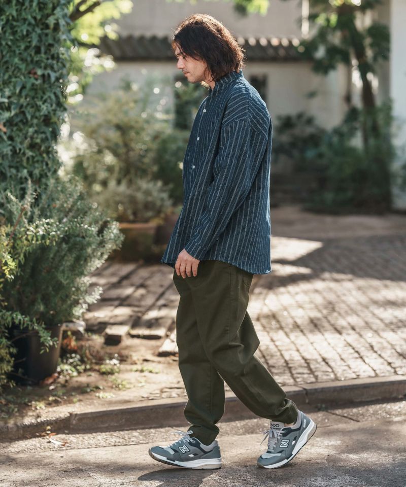 CAMBIO(カンビオ)】Tuck Stretch Easy Chino Pants チノパンツ
