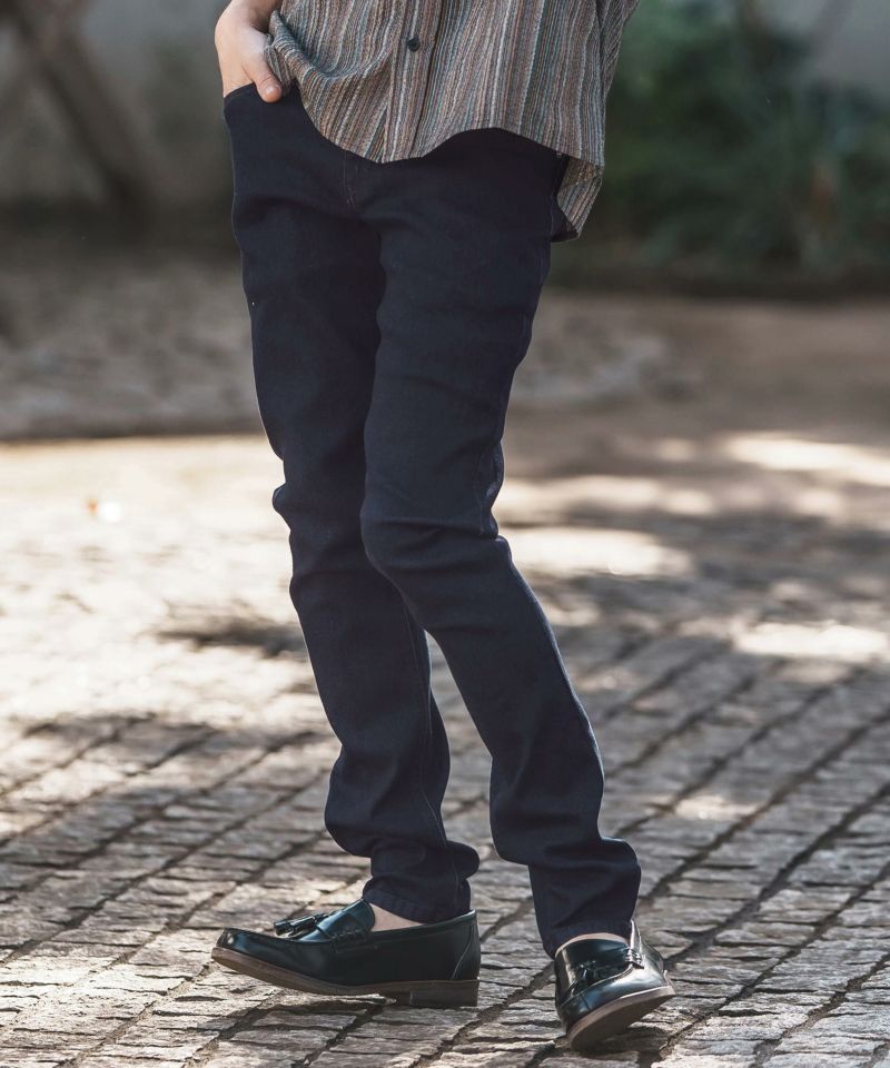 CAMBIO 加工スキニーデニムパンツ　L 30%OFF【CAMBIO(カンビオ)】Damage Stretch Denim Skinny Pants