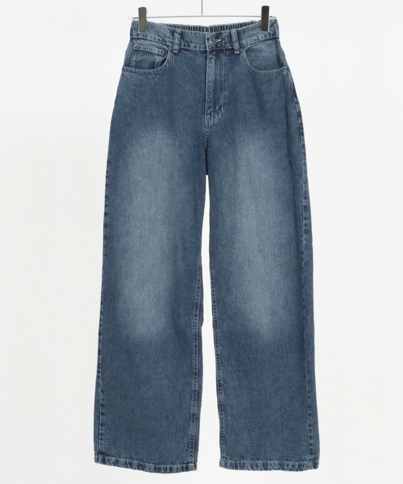 CAMBIO(カンビオ)】Half Easy Wide Denim Pants ワイドデニム