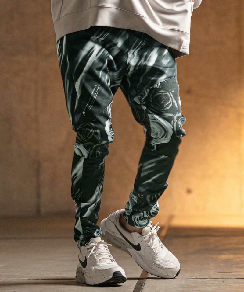 GLIMCLAP グリムクラップ タイトフィットシルエットパンツ レザー GLIMCLAP(グリムクラップ)】Tight fit track pants-Ver