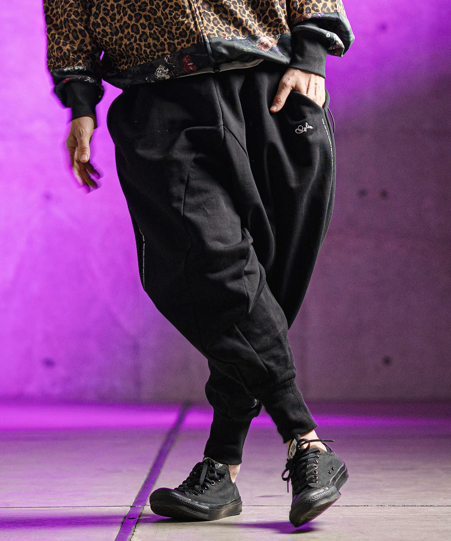 GLIMCLAP(グリムクラップ)】Sarouel & jogger sweatpants サルエル