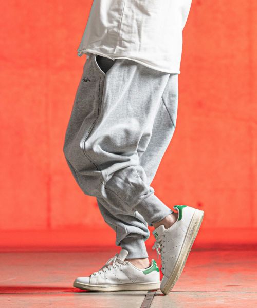 【GLIMCLAP(グリムクラップ)】Sarouel & jogger sweatpants  サルエルパンツ(18-012-gls-cf)