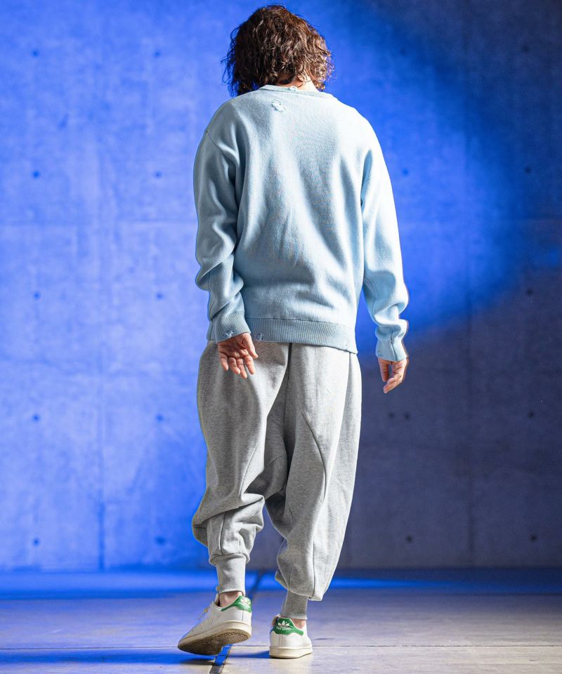 GLIMCLAP(グリムクラップ)】Sarouel & jogger sweatpants