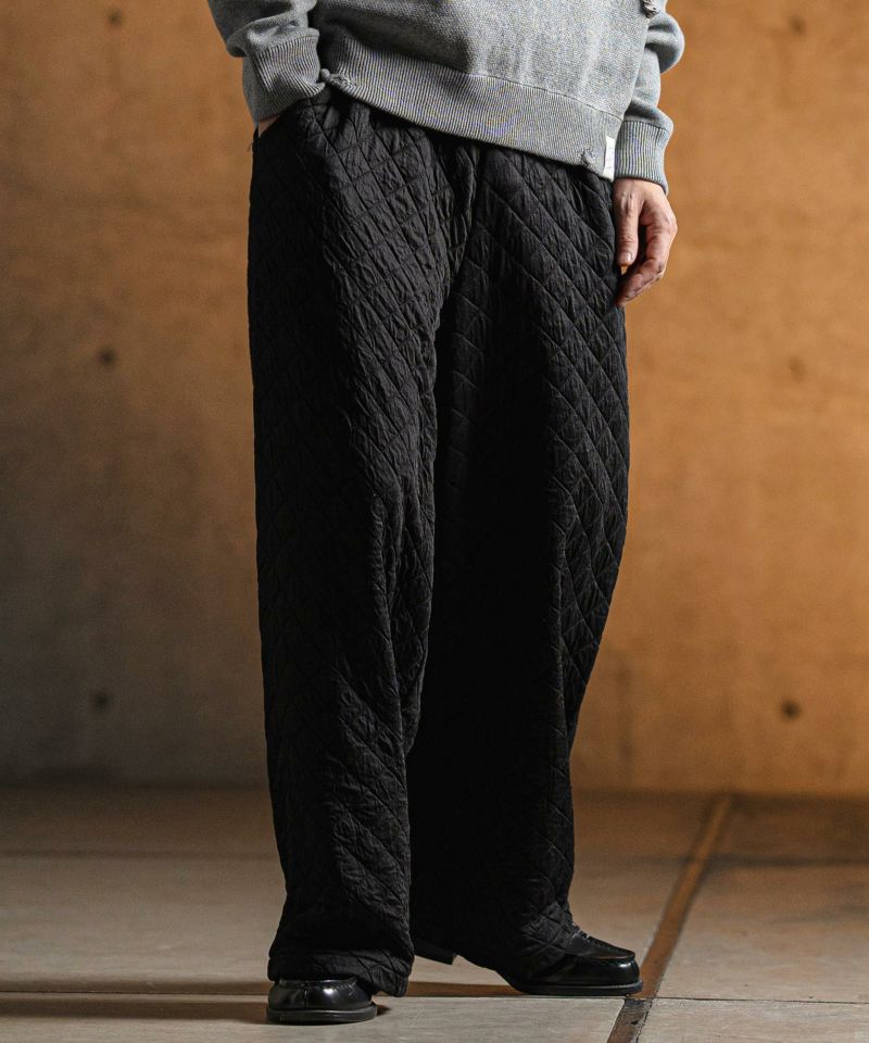 【GLIMCLAP】サルエルイージーパンツ/モノトーン総柄 GLIMCLAP】サルエルイージーパンツ/モノトーン総柄