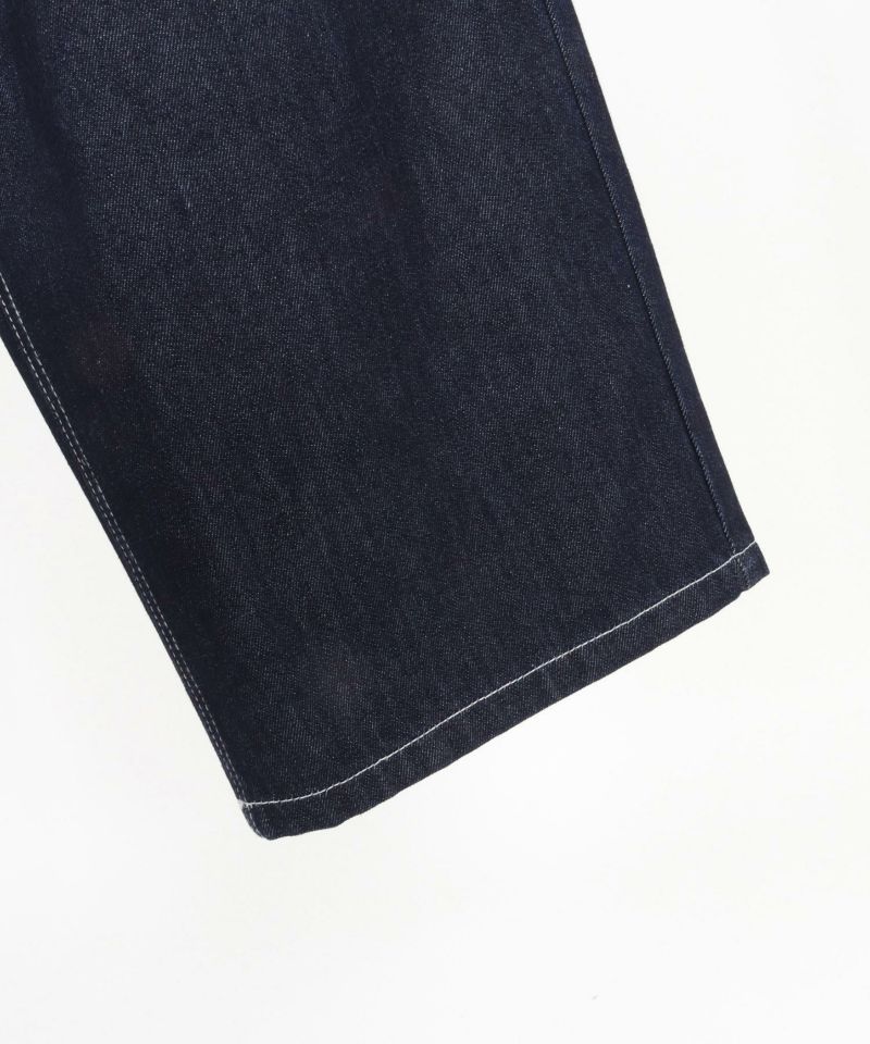 GLIMCLAP(グリムクラップ)】 Denim wide straight pants ワイドデニム