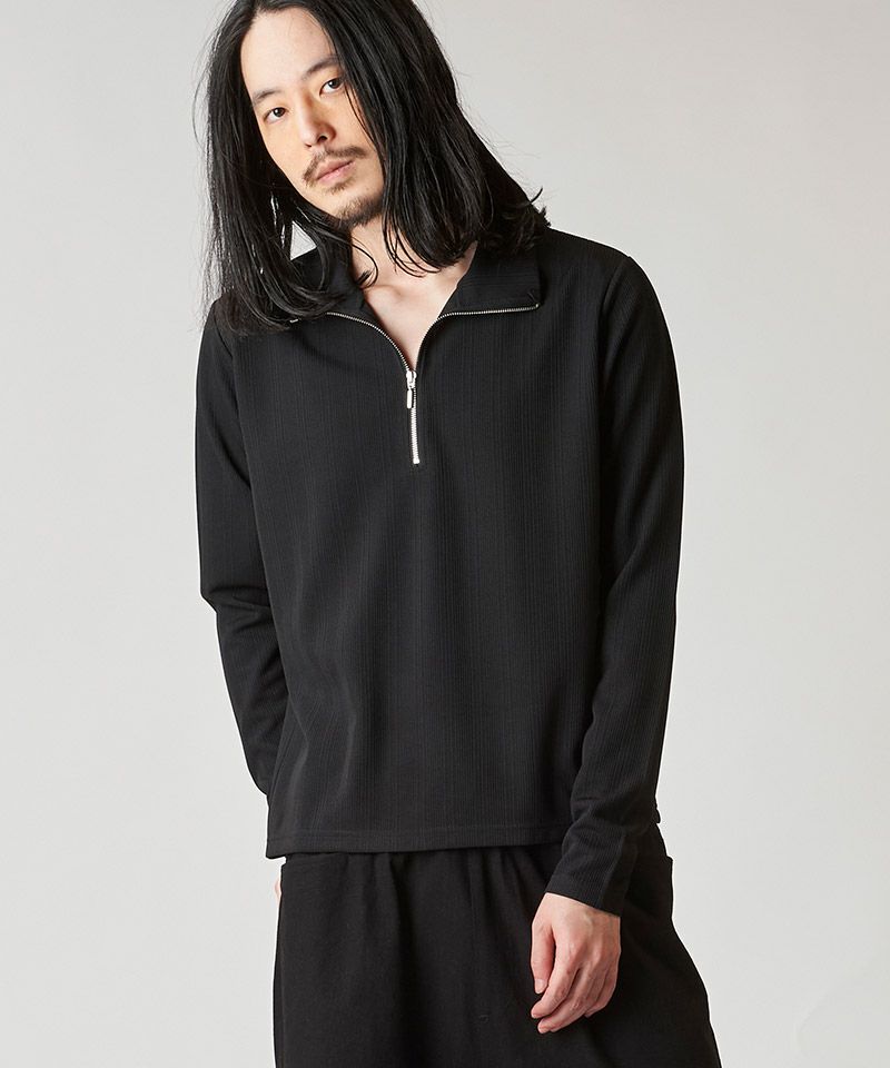 ヌミヌミヌ　送料込み 30%OFF【NO ID.(ノーアイディー)】ｽﾘﾑﾌｨｯﾄﾊｰﾌZIP-PO プル