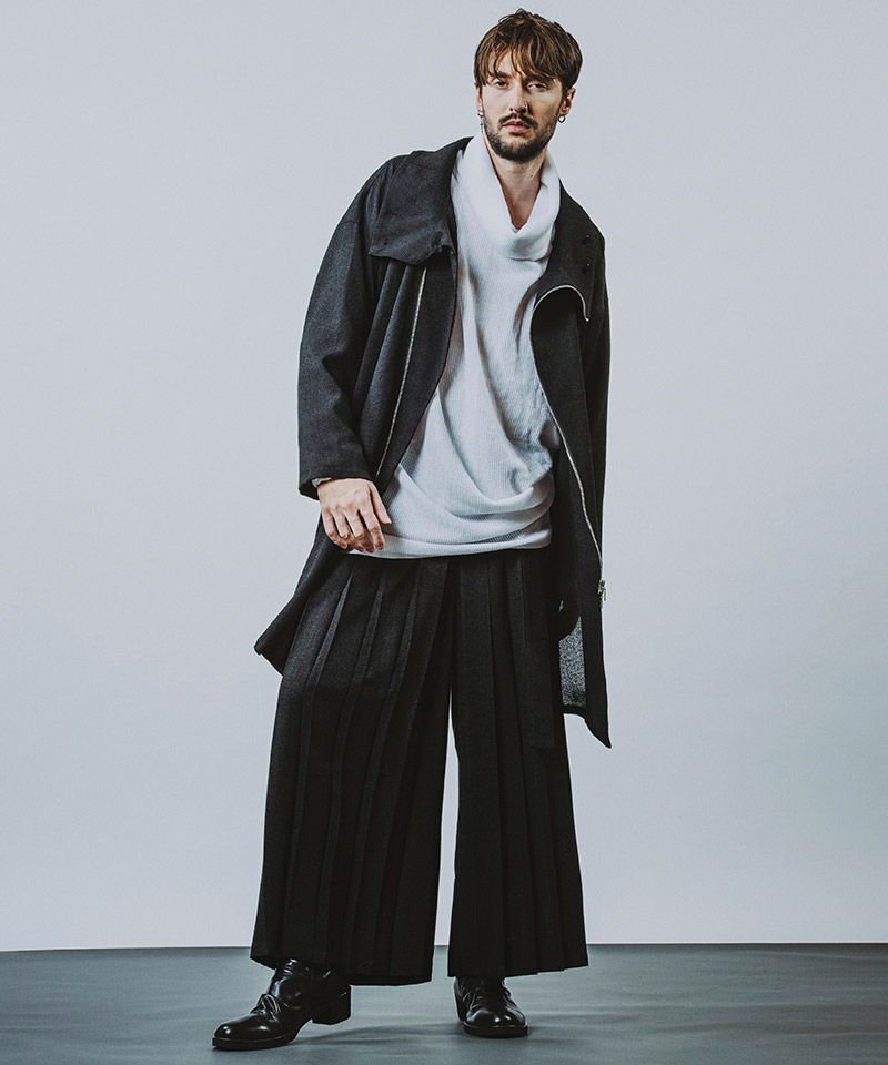 60%OFF【NO ID.(ノーアイディー)】ｵﾌﾀｰﾄﾙﾄﾞﾚｰﾌﾟﾆｯﾄPO プルオーバー