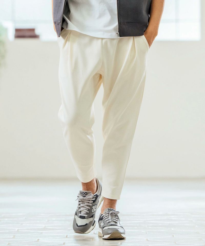 445arkさま 専用 Magine(マージン)】Tricot Mesh Darts Design Tapered Pants