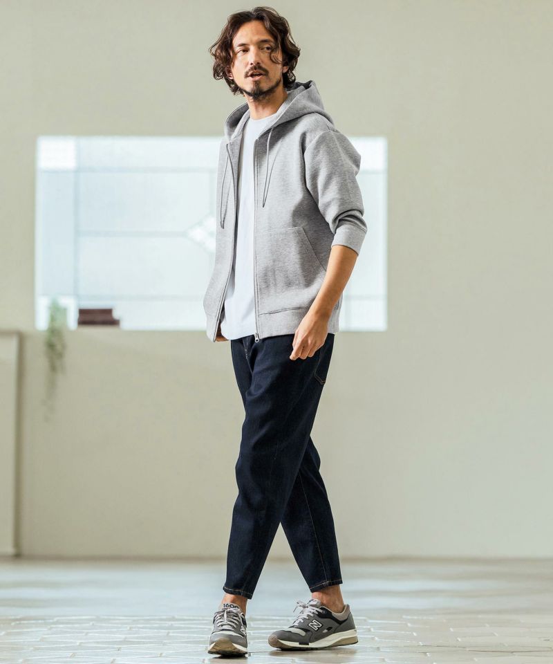 Magine(マージン)】Fraise Stitch 3-4 Sleeve Zip Up Hoodie ジップ