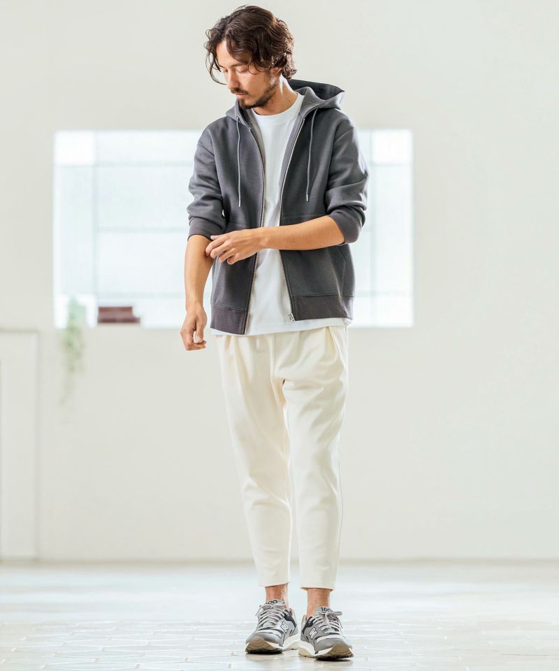 Magine(マージン)】Fraise Stitch 3-4 Sleeve Zip Up Hoodie ジップ