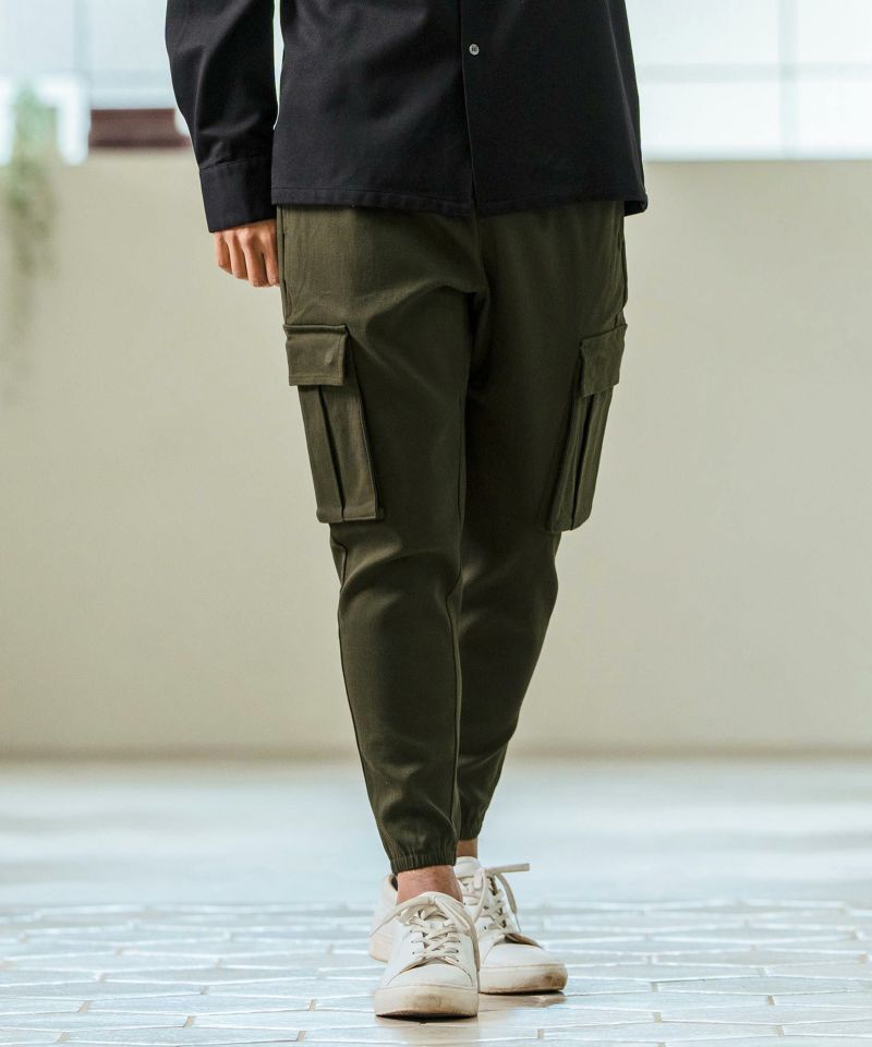 Magine(マージン)】Super Stretch Twill Cargo Design Tapered