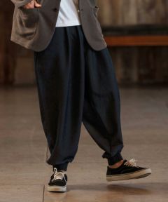 CAMBIO(カンビオ)】Ripstop Like Denim Balloon Jogger Pants
