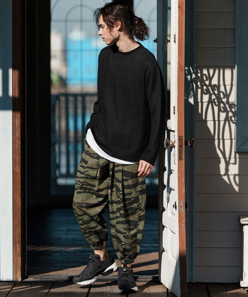 CAMBIO(カンビオ)】Camouflage Ripstop Balloon Jogger Pants