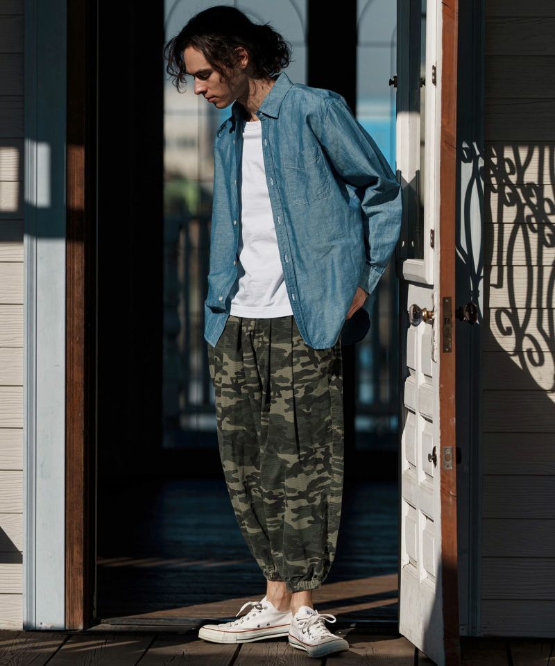 CAMBIO(カンビオ)】Camouflage Ripstop Balloon Jogger Pants