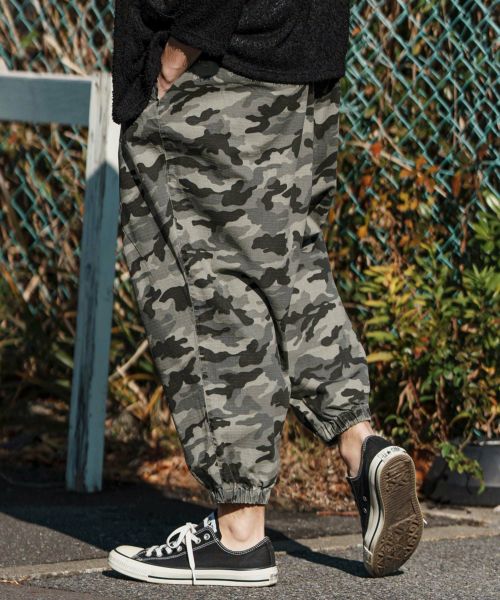 CAMBIO(カンビオ)】Denim Like Drape Sarrouel Pants サルエル