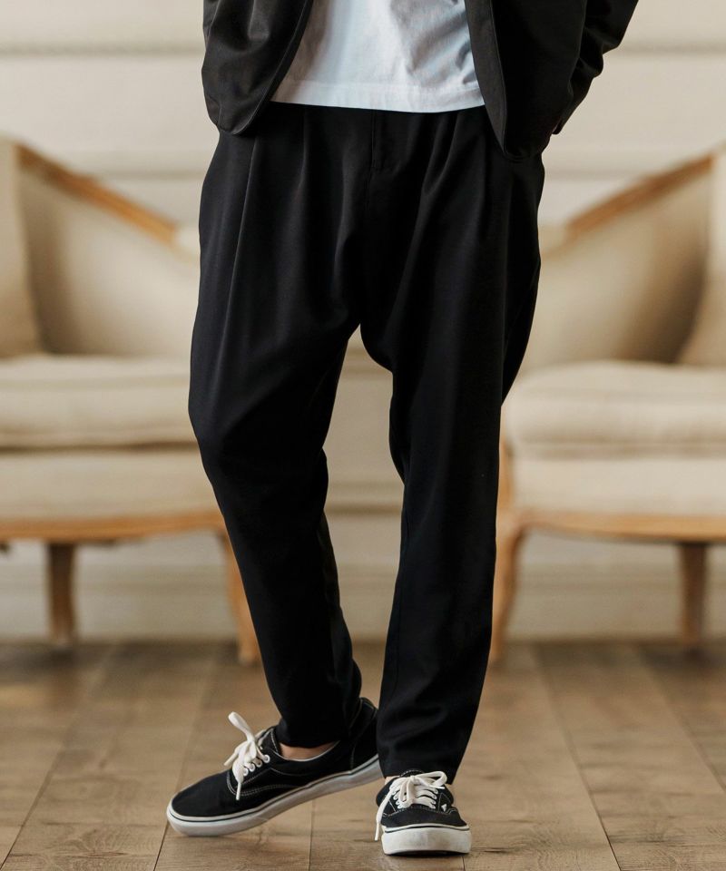 CAMBIO(カンビオ)】Slacks Fabric Sarrouel Pants サルエル