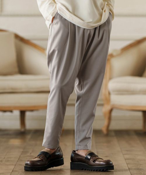 CAMBIO(カンビオ)】Two Tuck Sarrouel Slacks サルエルパンツ