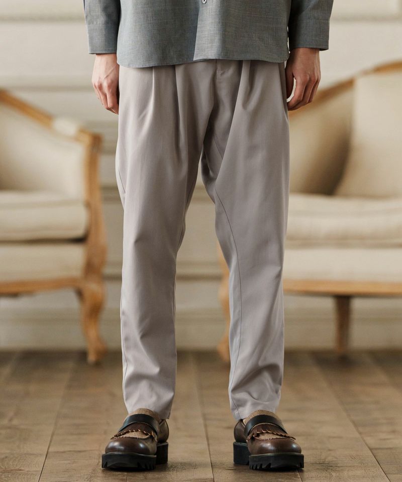 CAMBIO(カンビオ)】Two Tuck Sarrouel Slacks サルエルパンツ