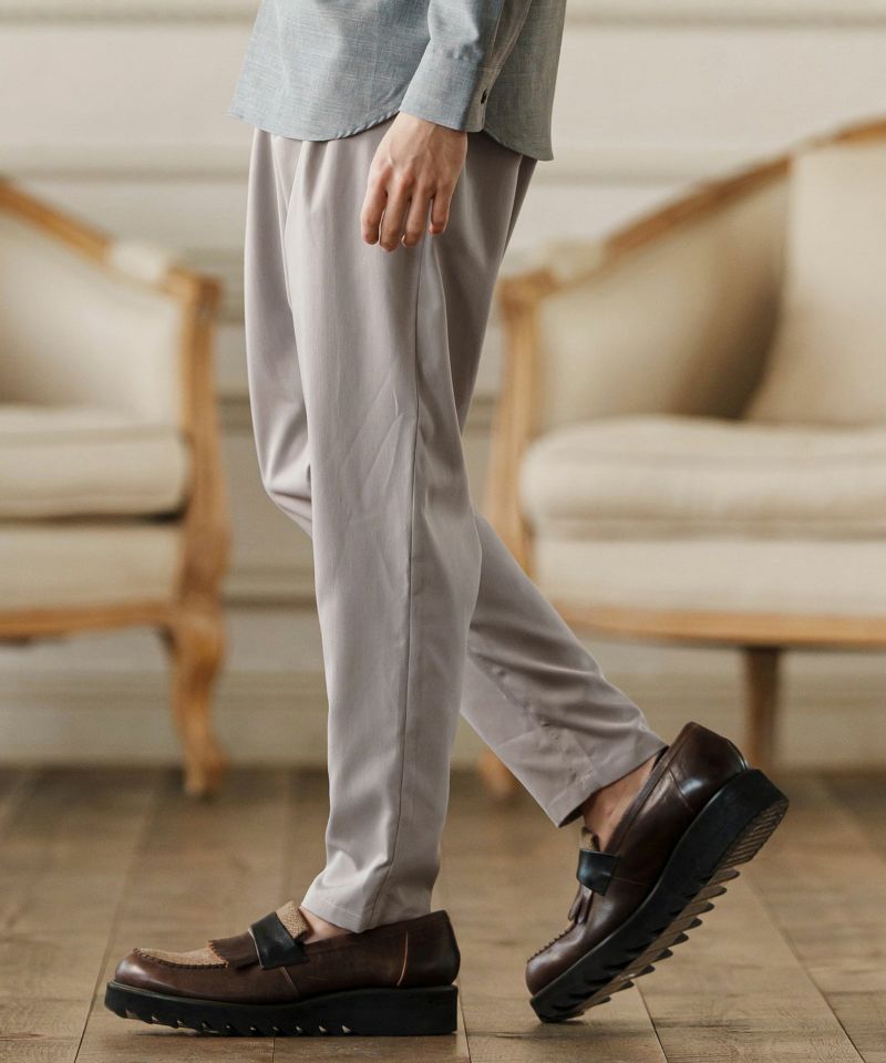 CAMBIO(カンビオ)】Two Tuck Sarrouel Slacks サルエルパンツ