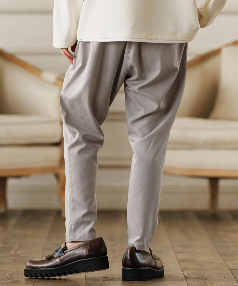 タマキナイン　サルエルパンツ CAMBIO(カンビオ)】Two Tuck Sarrouel Slacks サルエルパンツ