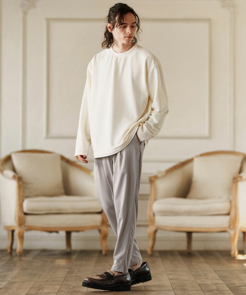 CAMBIO(カンビオ)】Two Tuck Sarrouel Slacks サルエルパンツ